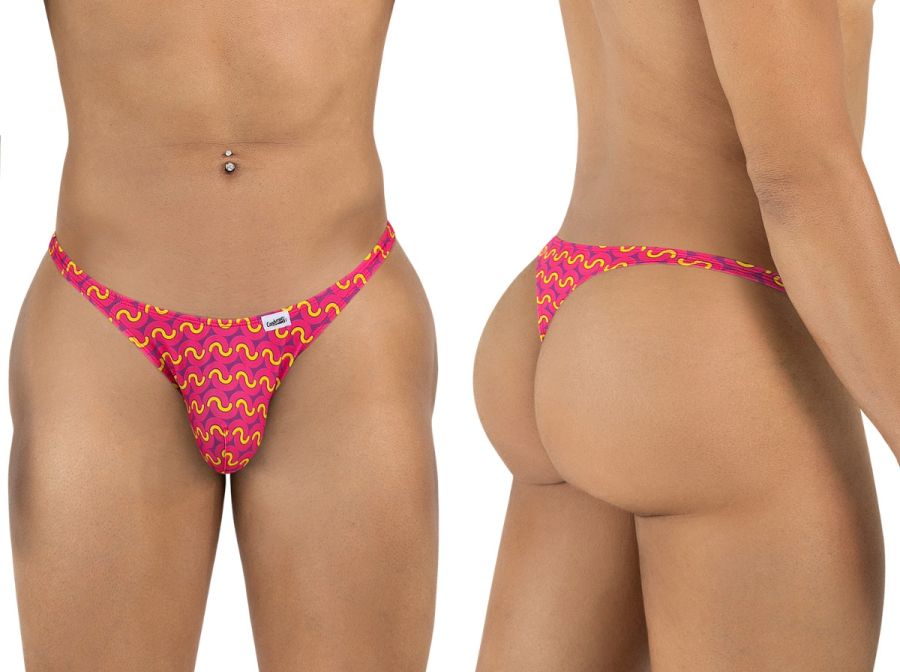 [Candyman] Thongs Printed Fuchsia (99924)