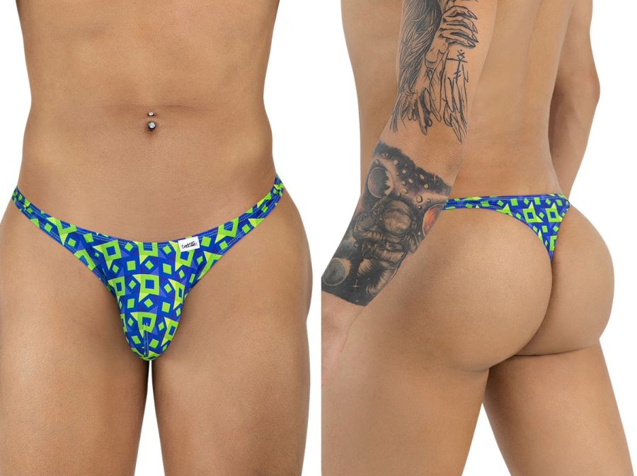 [Candyman] Thongs Printed Navy (99924)