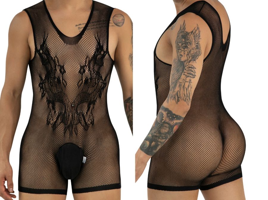 [Candyman] Bodysuit Black (99958)