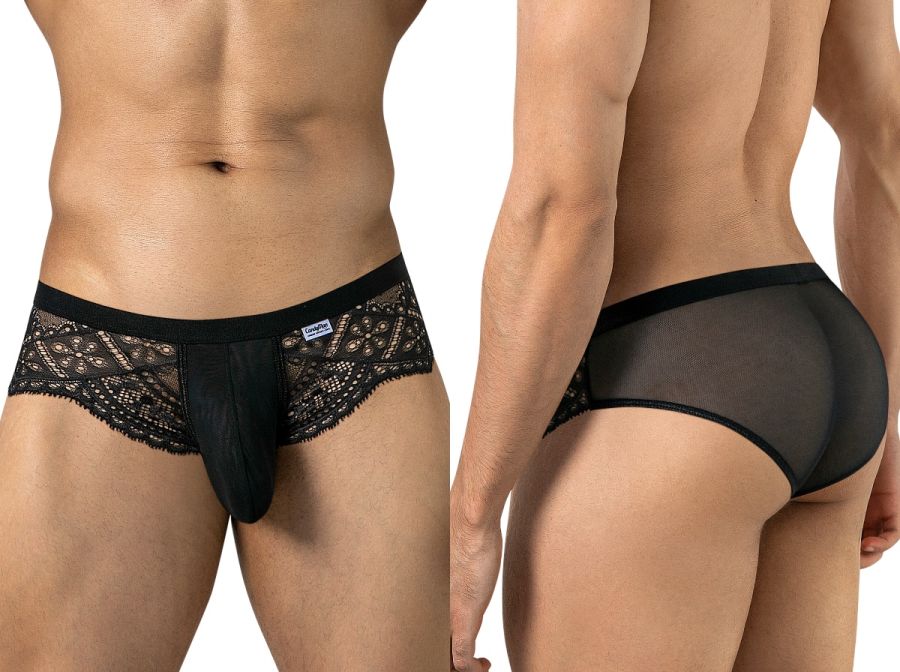 [Candyman] Mesh-Lace Briefs Black (99970)