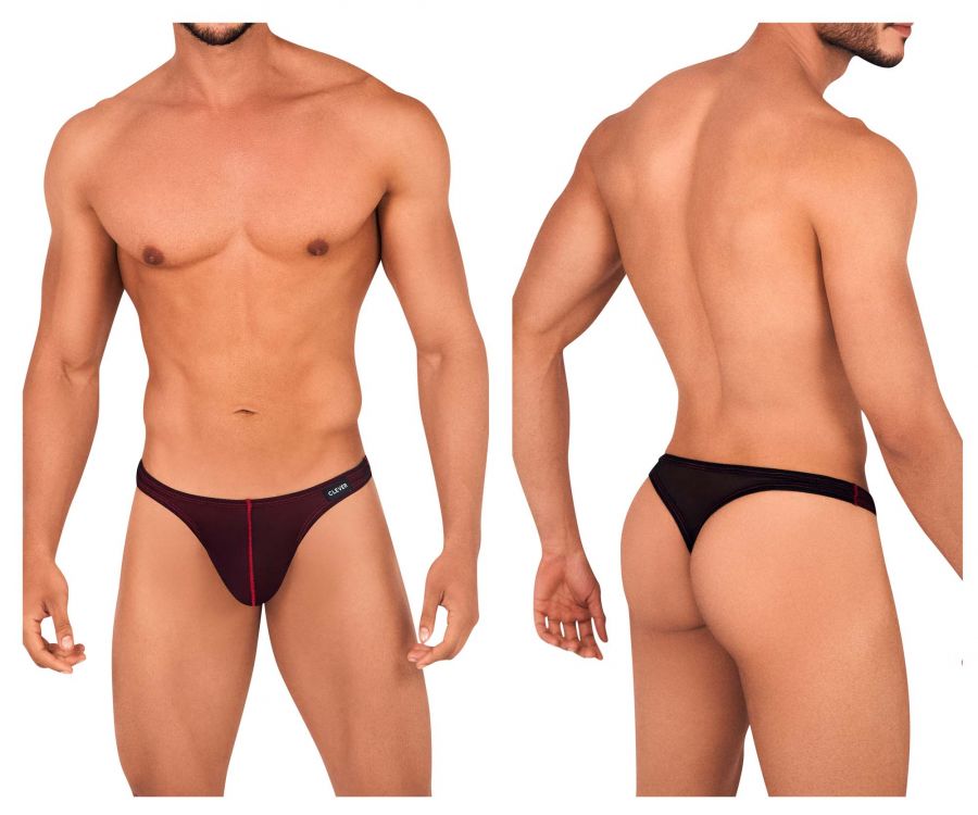 [CLEVER] Clarity Thongs Black (0442)
