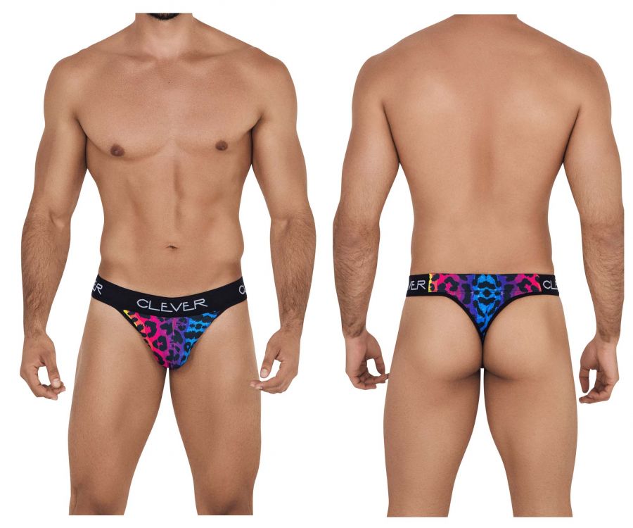 [CLEVER] Colors Thongs Black (0557-1)