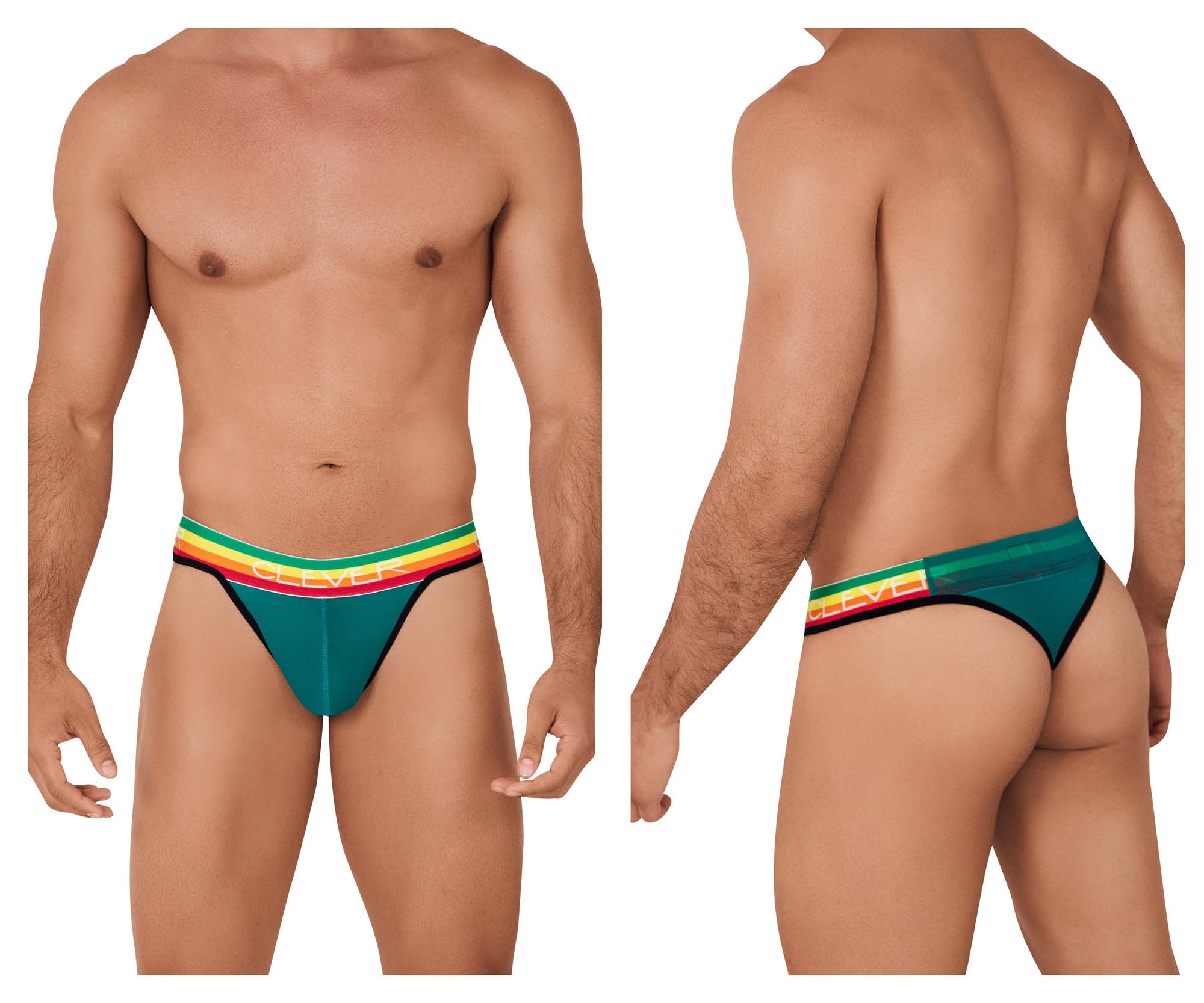 [CLEVER] Explore Thongs Green (0606-1)