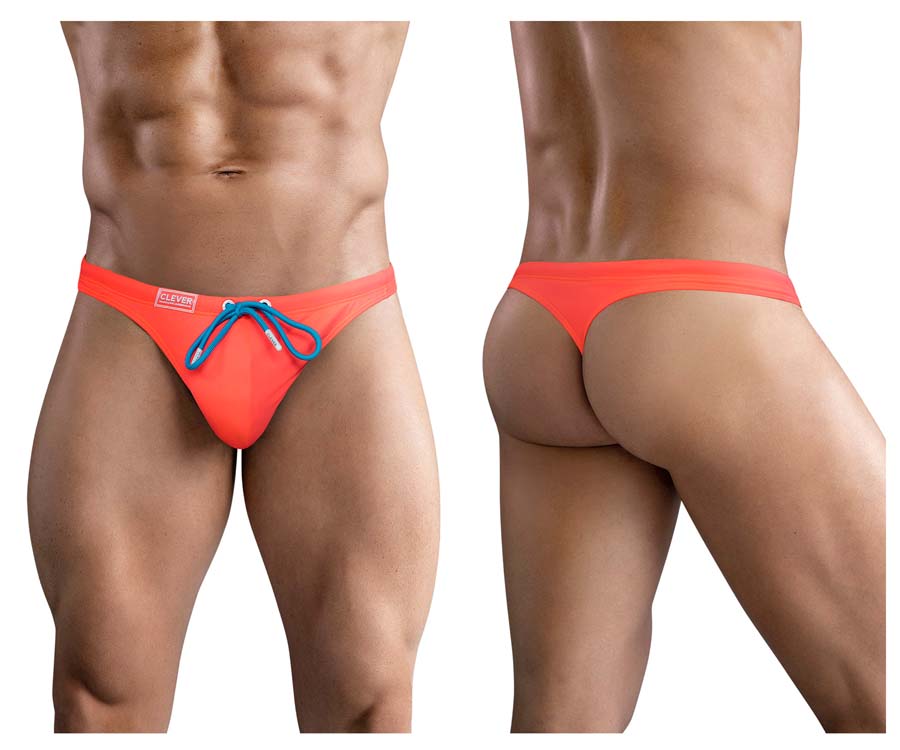 [CLEVER] Vivo Swim Thongs Orange (1764)