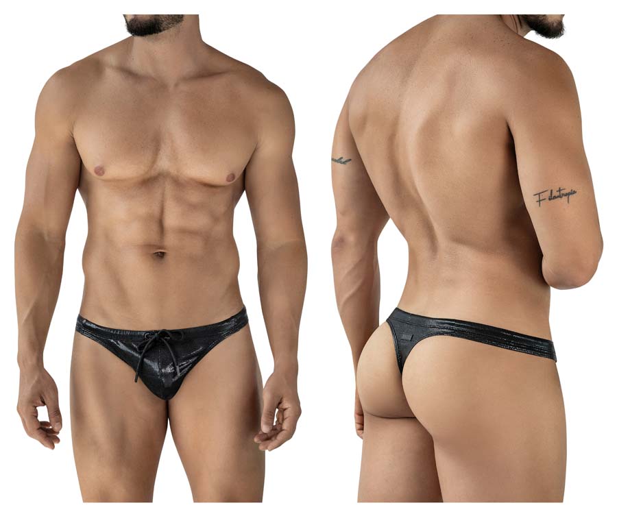 [CLEVER] Gorgona Swim Thongs Black (2071)