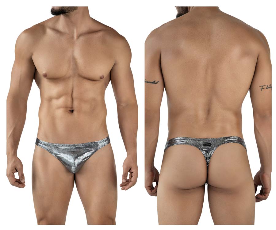 [CLEVER] Sparkles Thongs Black (2072)