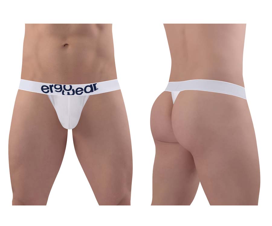 [Ergowear] MAX COTTON Thongs White (EW1474)