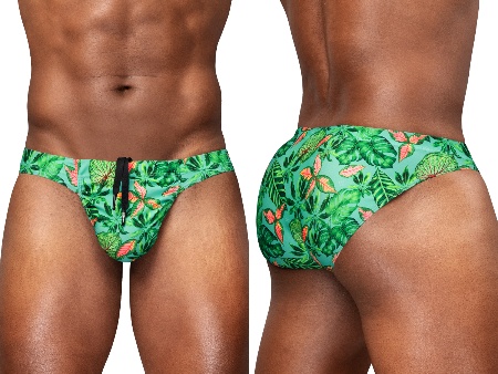 [Ergowear] FEEL SW Swim Bikini Aqua-Leaves (EW1828)