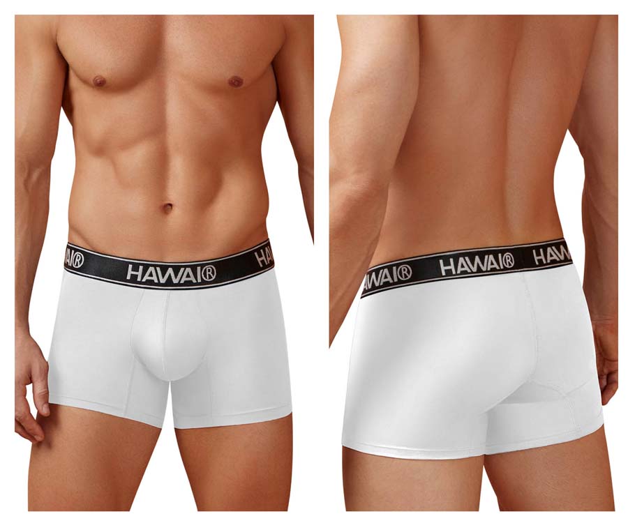 [HAWAI] Microfiber Trunks White-01 (41977)
