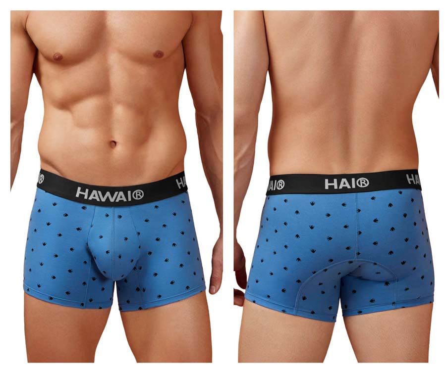[HAWAI] Cotton blend Trunks Blue Quartz (42521)