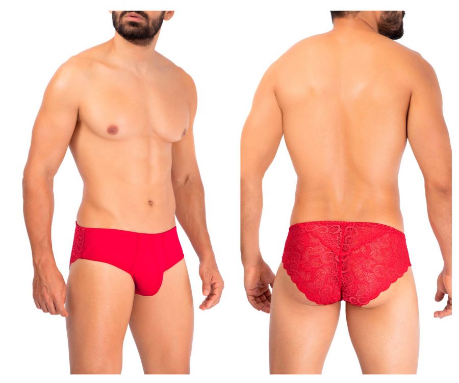 [HAWAI] Solid Lace Briefs Red (42157)