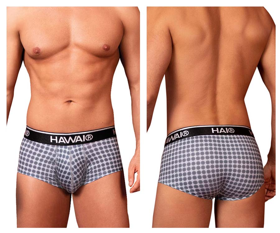 [HAWAI] Printed Briefs Gray (42430)