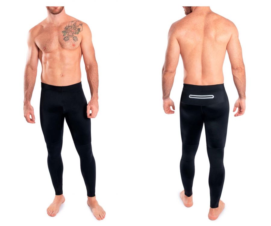 [HAWAI] Solid Athletic Pants Black (52135)