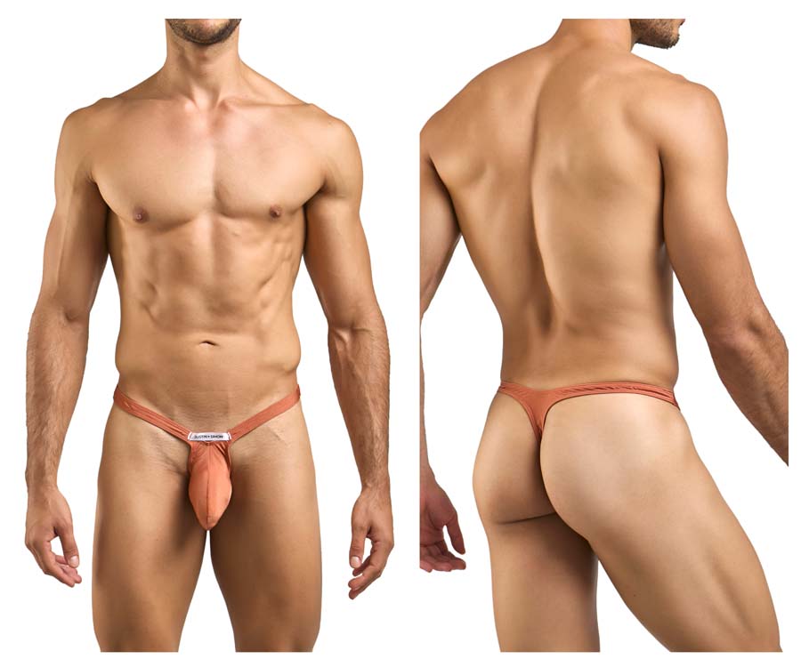 [JUSTIN+SIMON] Bulge Thongs Ochre (XSJBU02)