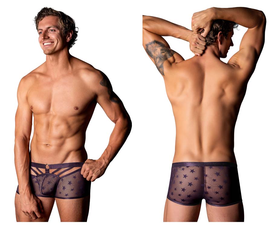 [Male Power] Love Star Short with Ring Purple (122-291)