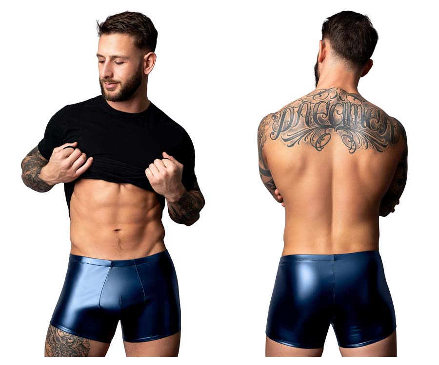 [Male Power] Liquid Onyx 2.0 Pouch Short Blue (153-301)