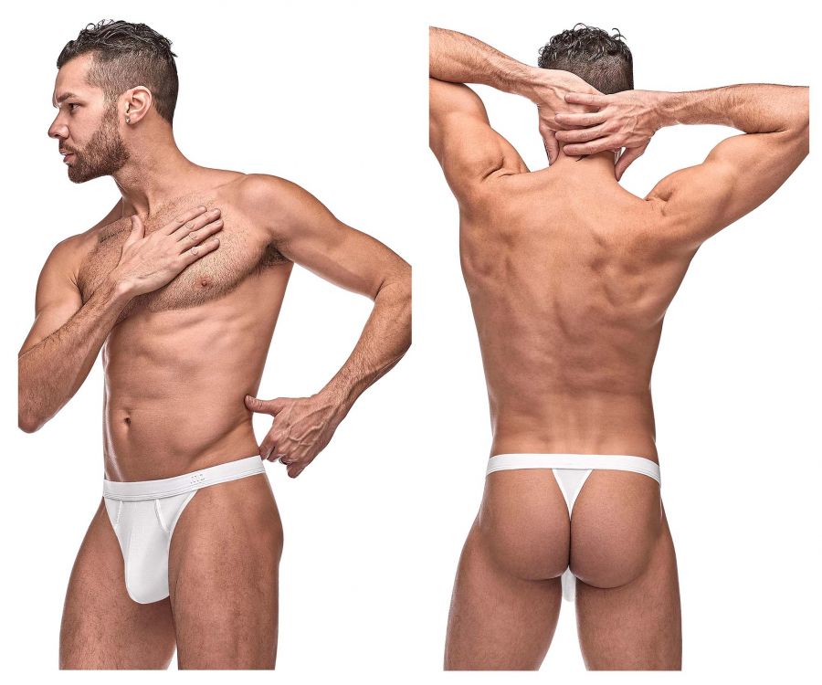 [Male Power] Pure Comfort Bong Thong White (436-257) 