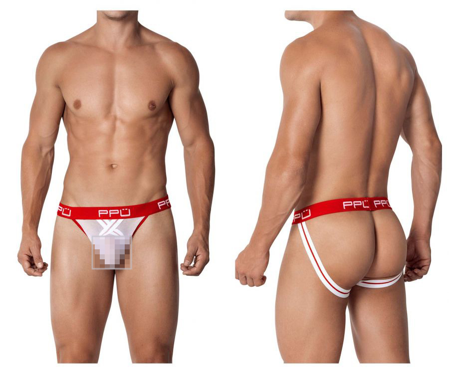 [PPU Underwear] Ball Lifter Jockstrap White (2103)