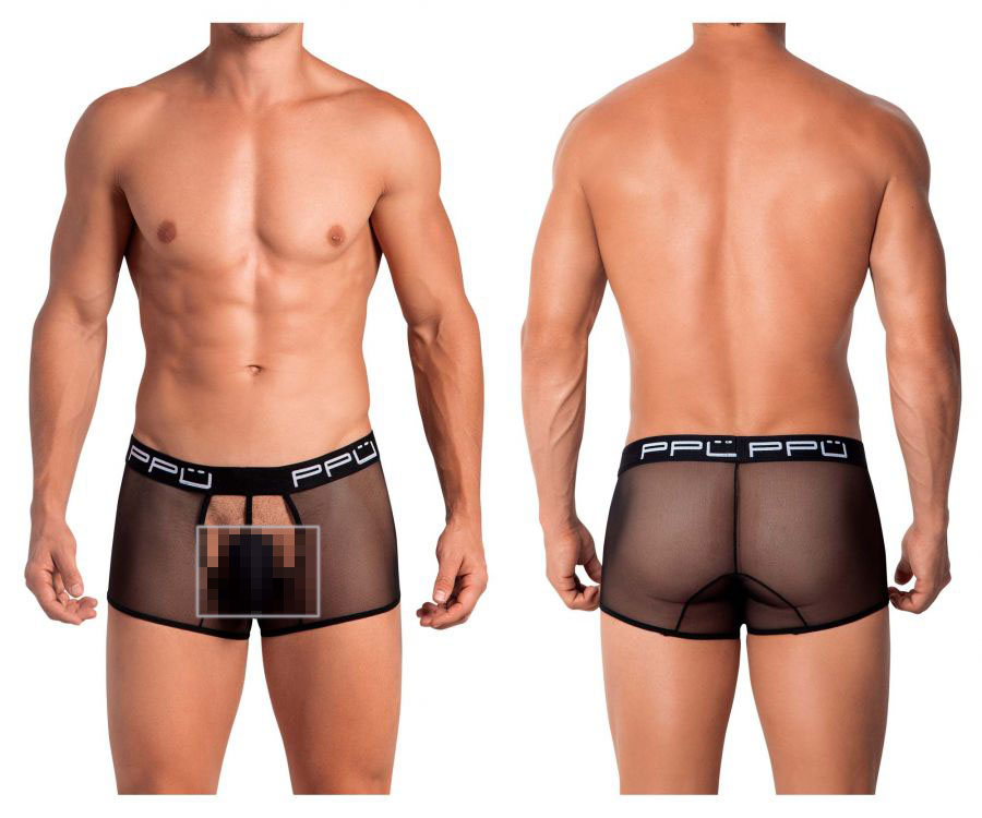 [PPU Underwear] Floater-Mesh Trunks Black (2108)
