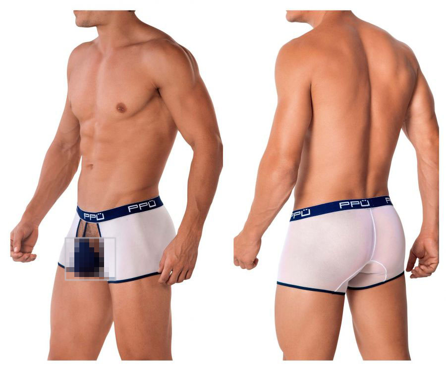 [PPU Underwear] Floater-Mesh Trunks White (2108)