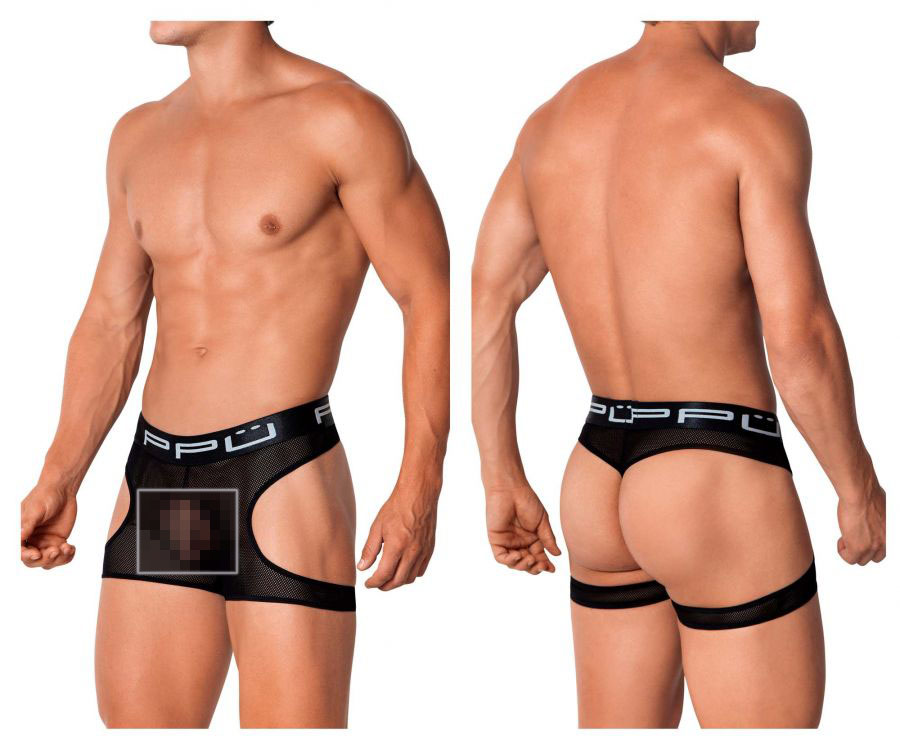 [PPU Underwear] Garter Trunks Black (2111)