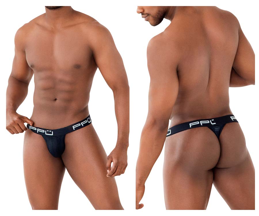 [PPU Underwear] Bulge Thongs Black (2301)