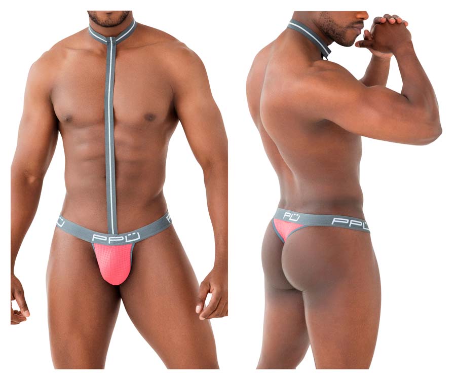 [PPU Underwear] Harness Thongs Coral (2302)