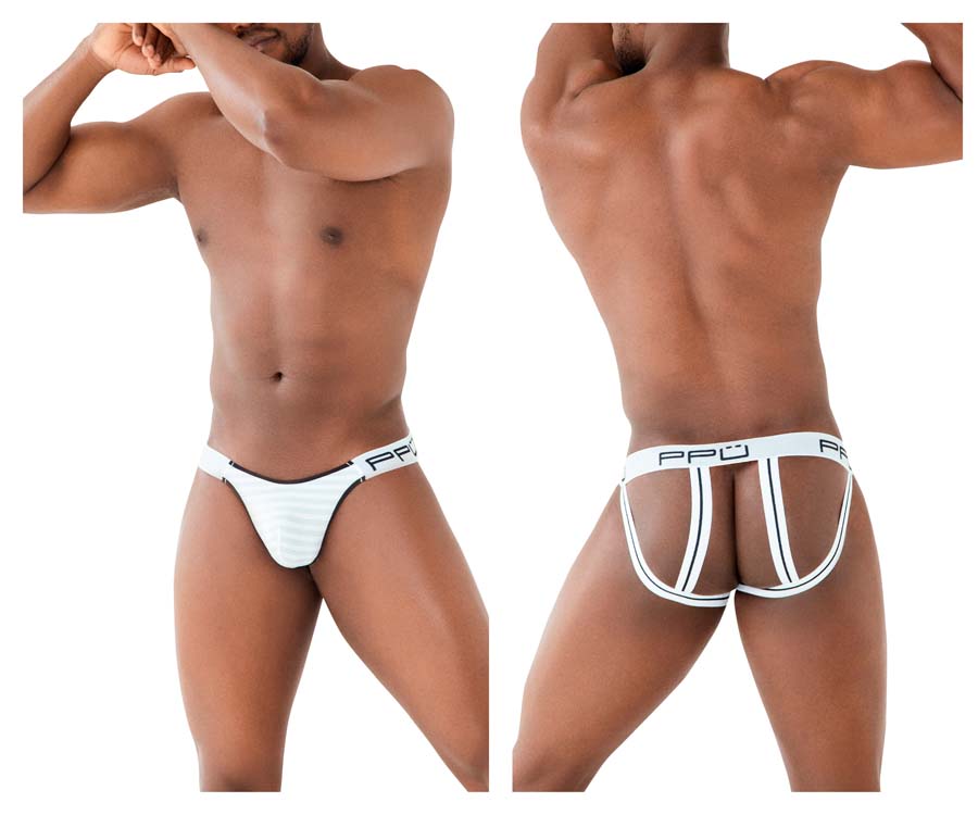 [PPU Underwear] Microfiber Jockstrap White (2311)
