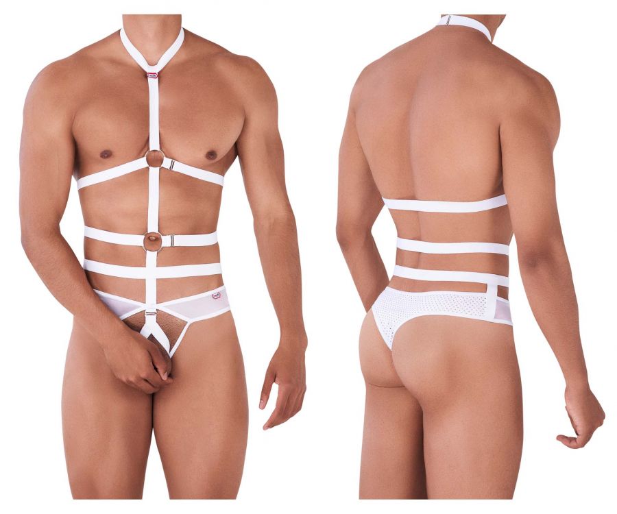 [PIKANTE] Decided Harness Thongs White (0344)