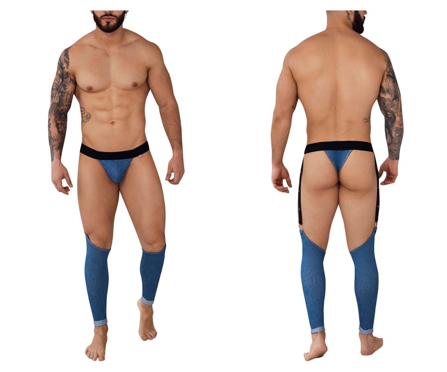 [PIKANTE] Argel Garter Thongs Blue (0984)