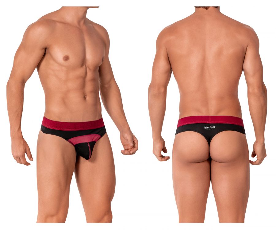 [Roger Smuth] Thongs Black (RS008)