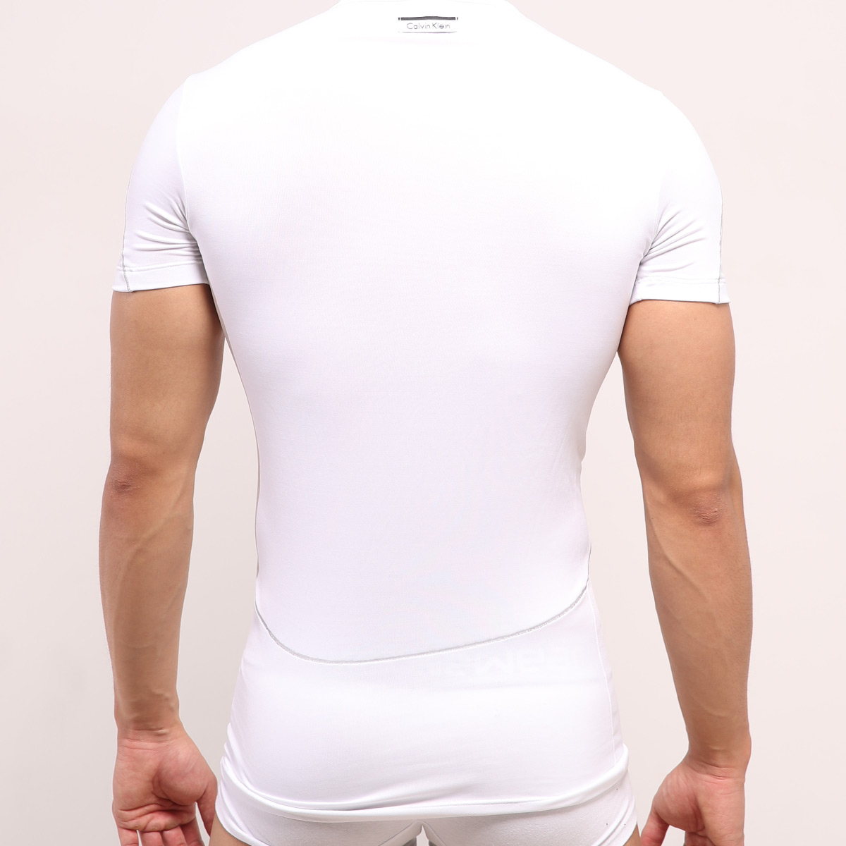 [Calvin Klein] Dri Stretch T-Shirts White (U9701)