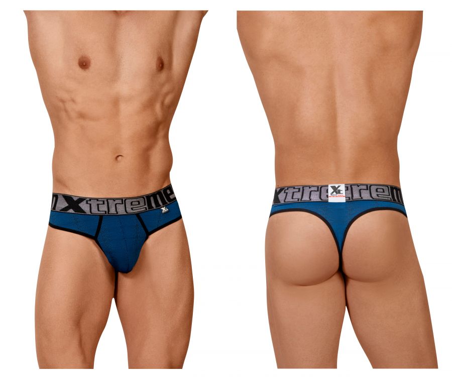 [Xtremen] Athletic Piping Thongs Blue (91063)