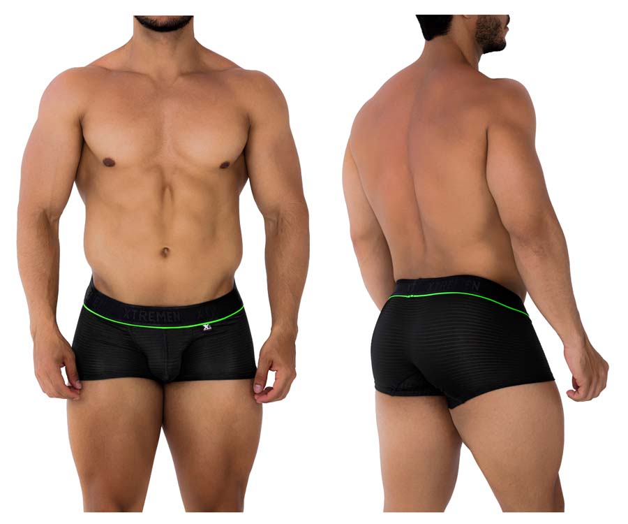 [Xtremen] Jacquard Trunks Black (91196)