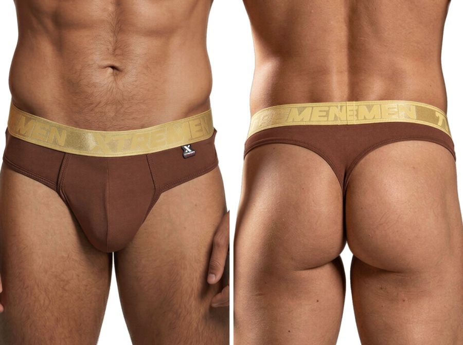 [Xtremen] Microfiber Thongs Chocolate (91253)
