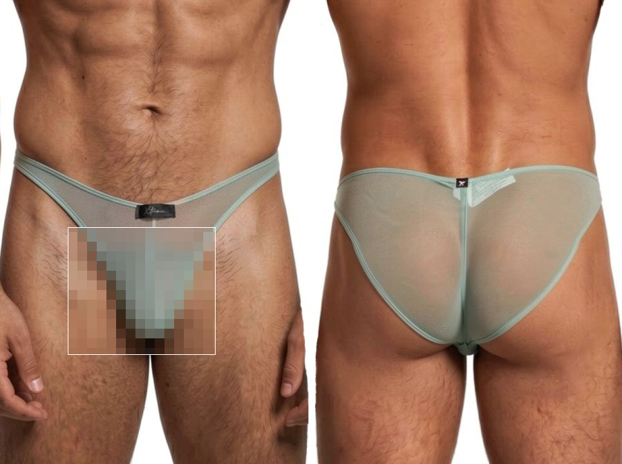 [Xtremen] Microfiber Mesh Bikini Green (91264)