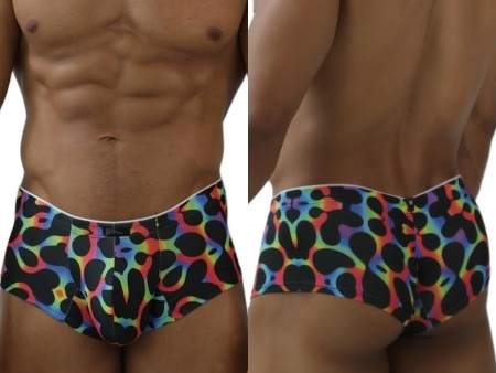 [Xtremen] Rainbow Printed Microfiber Briefs Mushroom (91283)