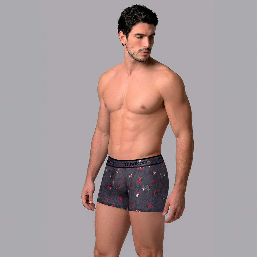 [Mundo Unico] BOXER CORTO OBREROS GRIS 7인치 (26040100128-59)