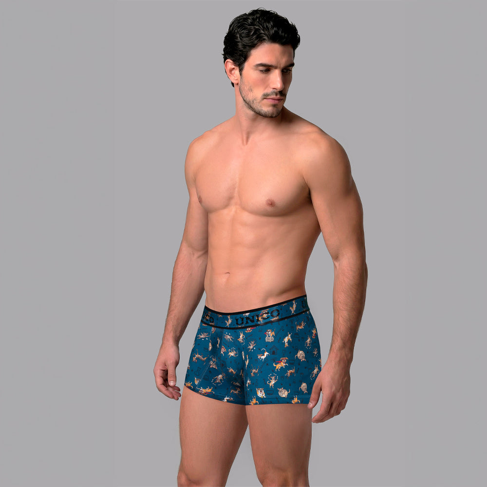 [Mundo Unico] BOXER CORTO CRIOLLOS AZUL 7인치 (26040100131-46)